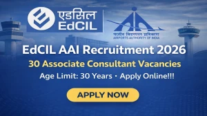 EdCIL AAI Associate Consultants Recruitment 2026 – Apply Online for 30 Posts