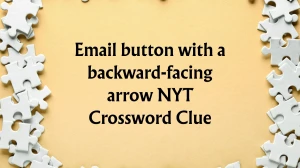 Email button with a backward-facing arrow NYT Crossword Clue