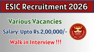 ESIC Recruitment 2026 – Walk in for 20 Medical Officer, Senior Resident And More Posts