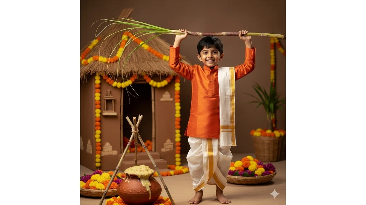 15 Google Gemini AI Pongal 2026 Photo Editing Prompts to Create Beautiful Festive Family & Friends Portraits