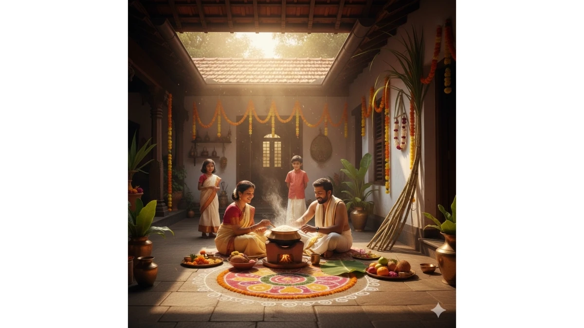 15 Google Gemini AI Pongal 2026 Photo Editing Prompts to Create Beautiful Festive Family & Friends Portraits
