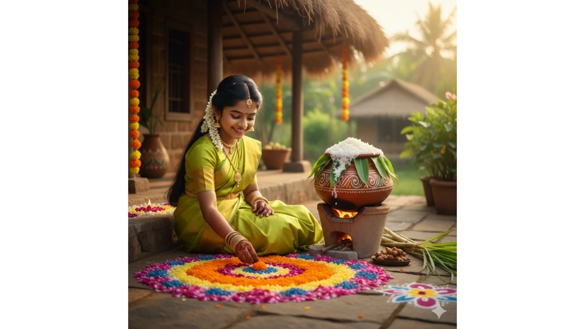 15 Google Gemini AI Pongal 2026 Photo Editing Prompts to Create Beautiful Festive Family & Friends Portraits