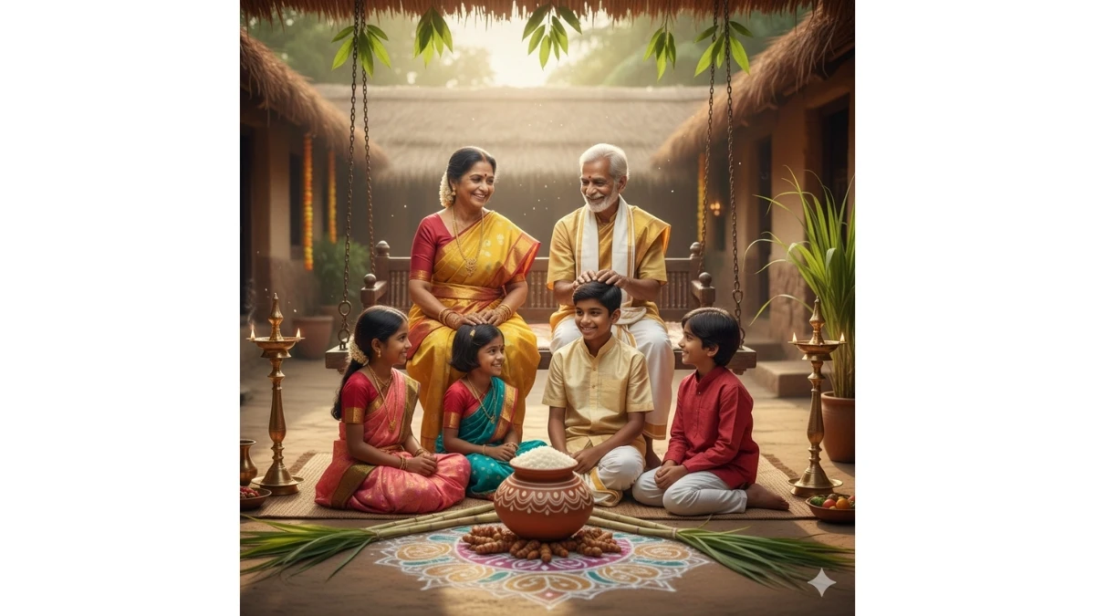 15 Google Gemini AI Pongal 2026 Photo Editing Prompts to Create Beautiful Festive Family & Friends Portraits