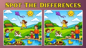 Find the 3 Differences in 10 Seconds in This Park Picture