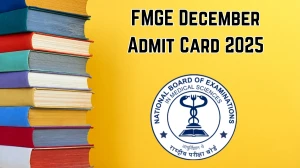 FMGE December Admit Card 2025-26 OUT natboard.edu.in Check FMGE Hall Ticket Details Here
