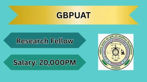 GBPUAT Research Fellow Recruitment 2026 - Apply Offline