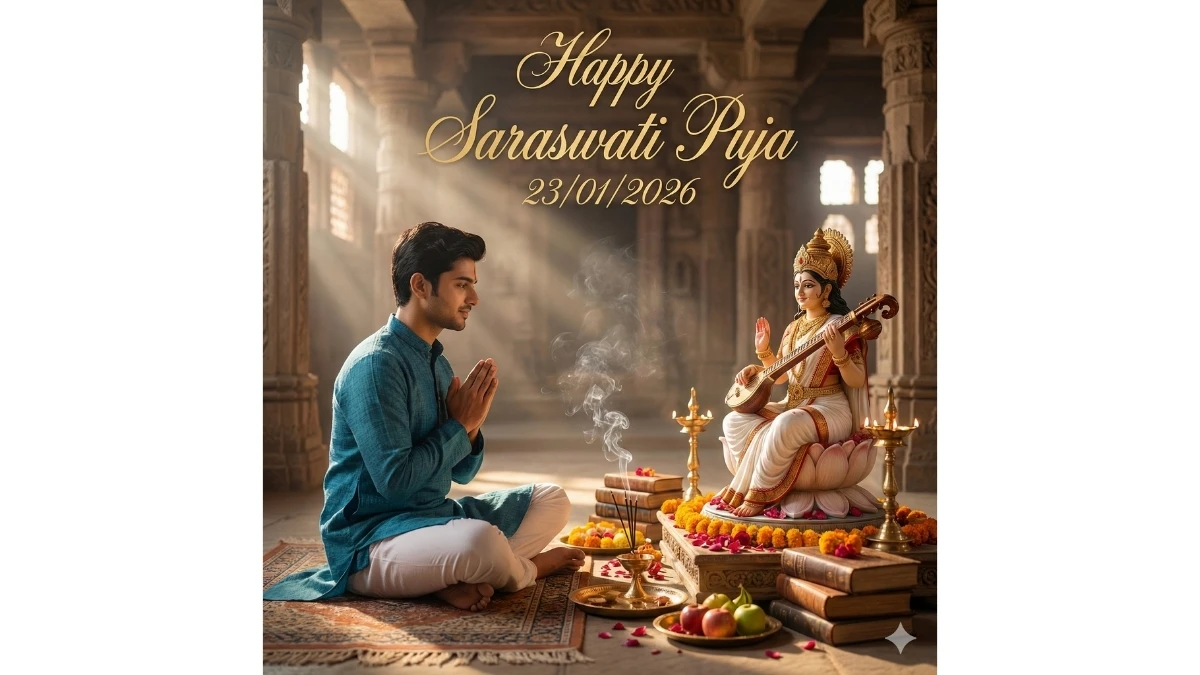 12 Google Gemini Saraswati Puja AI Photo Editing Prompts 2026: Create Basant Panchami Divine Portraits for Boys, Girls & Couples