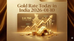 Gold Rate Today in India 2026-01-10 - Check 22K, 24K Live Gold Price