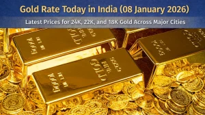 Gold Rate Today in India 8 January 2026 - Check 22K, 24K Live Gold Price
