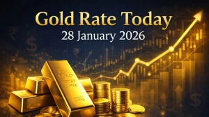Gold Rate Today on 28 January 2026: Check 22K & 24K MCX Gold Price Today in Delh...