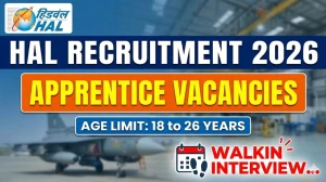 HAL Apprentices Recruitment 2026 – Walk in for 62 Posts