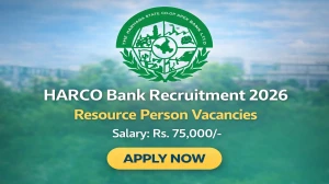 HARCO Bank Resource Person Recruitment 2026 - Apply Offline HARCO Bank Resource Person Recruitment 2026 - Apply Offline