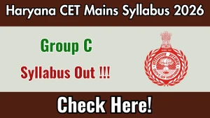 Haryana CET Group C Mains Syllabus 2026 - Download PDF & Exam Pattern
