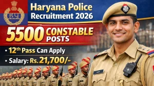 Haryana Police Constable Reopen Form 2026: 5500 Posts, Apply Online till 19 Mar
