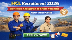 HCL Recruitment 2026 - Apply Online for 18 Electrician, Chargeman And More Posts HCL Recruitment 2026 - Apply Online for 18 Electrician, Chargeman And More Posts
