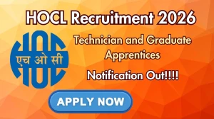 HOCL Apprentices Recruitment 2026 - Apply Online for 20 Posts