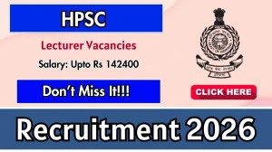 HPSC Lecturer Recruitment 2026 - Apply Online for 02 Posts