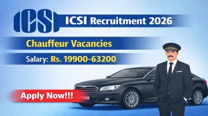 ICSI Chauffeur Recruitment 2026 - Apply Online