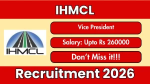 IHMCL Vice President Recruitment 2026 - Apply Online