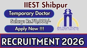 IIEST Shibpur Temporary Doctor Recruitment 2026 - Apply Online