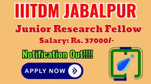 IIITDM Jabalpur Junior Research Fellow Recruitment 2026 – Apply Online