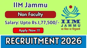 IIM Jammu Non Faculty Recruitment 2026 - Apply Online for 12 Posts