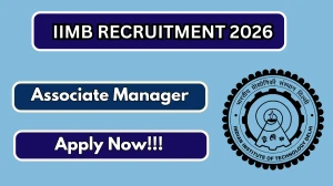 IIM Bangalore Associate Manager Recruitment 2026 – Apply Online