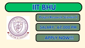 IIT BHU Project Research Scientist II Recruitment 2026 - Apply Offline