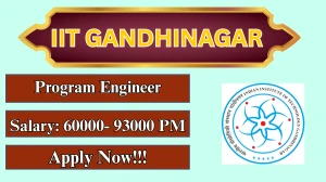 IIT Gandhinagar Program Engineer Recruitment 2026 – Apply Online