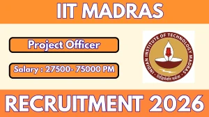 IIT Madras Project Officer Recruitment 2026 – Apply Online