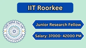 IIT Roorkee Junior Research Fellow Recruitment 2026 – Apply Offline