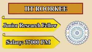 IIT Roorkee Junior Research Fellow Recruitment 2026 – Apply Online