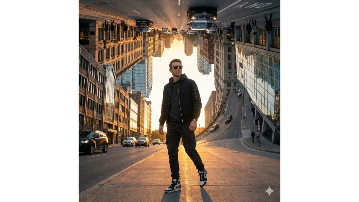 6 Google Gemini AI Photo Editing Prompts to Create a Cinematic Inception-Style Bending City Portraits