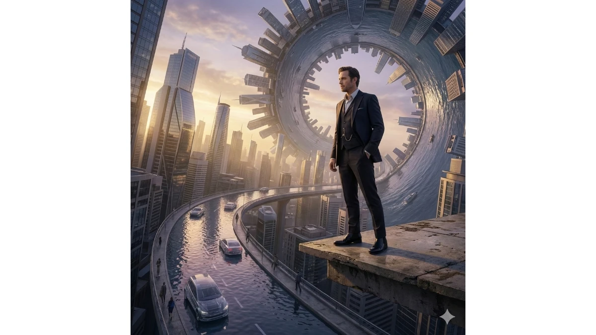 6 Google Gemini AI Photo Editing Prompts to Create a Cinematic Inception-Style Bending City Portraits