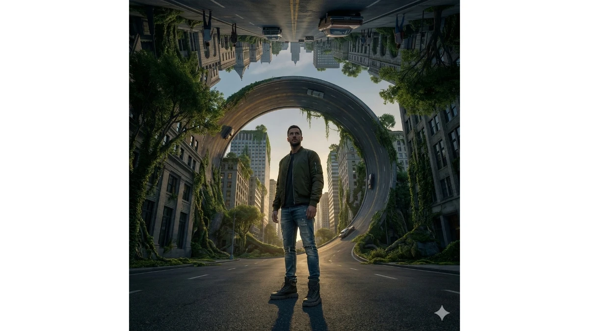 6 Google Gemini AI Photo Editing Prompts to Create a Cinematic Inception-Style Bending City Portraits