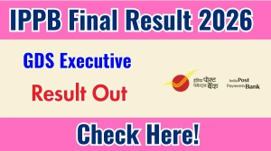 IPPB GDS Executive Final Result 2025 OUT - Download Merit List PDF