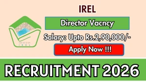 IREL Director Recruitment 2026 - Apply Online