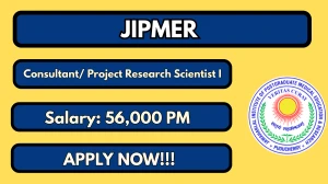 JIPMER Recruitment 2026 – Apply Online For Consultant/ Project Research Scientist I Posts JIPMER Recruitment 2026 – Apply Online For Consultant/ Project Research Scientist I Posts
