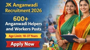 JK Anganwadi Recruitment 2026 - Apply Offline for 600+ Anganwadi Helpers and Workers Posts
