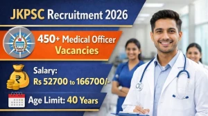 JKPSC Medical Officer Recruitment 2026 - Apply Online for 480 Posts