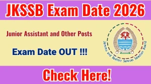 JKSSB 08/2025 Junior Assistant and Other Posts Exam Date 2026 OUT – Check Schedule