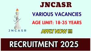 JNCASR Recruitment 2026 - Apply Online for 07 Junior Project Engineer, Assistant Administrative Officer and More Posts JNCASR Recruitment 2026 - Apply Online for 07 Junior Project Engineer, Assistant Administrative Officer and More Posts