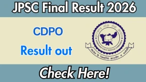 JPSC CDPO Final Result 2026 Declared - Download Scorecard @jpsc.gov.in