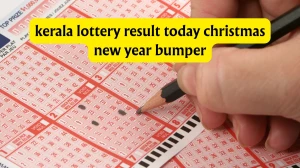 kerala lottery result today christmas new year bumper BR-107 Out Today: Check All XMAS new year Bumper BR-107 Winning Numbers Here