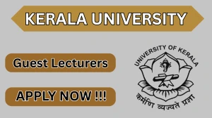 Kerala University Guest Lecturers Recruitment 2026 - Apply Online