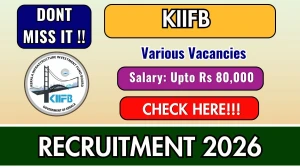 KIIFB Recruitment 2026 - Apply Online for 05 Project Coordinator, Inspection Engineer and Other Posts
