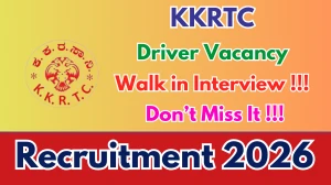 KKRTC Driver Recruitment 2026 – Walk in for 78 Posts