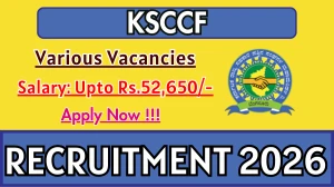 KSCCF Recruitment 2026 - Apply Online for 34 Pharmacist, Sales Assistant And More Posts