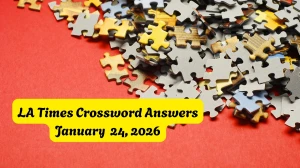 LA Times Crossword Answers 01/24/26