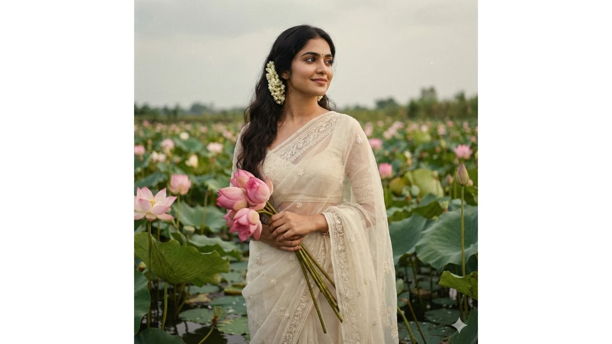 10 Google Gemini Lotus Pond AI Photo Editing Prompt for Girls to Create Trending Retro and Artistic Portraits